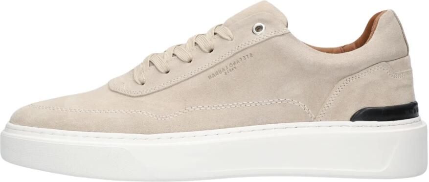 STEFANO LAURAN Lage Sneakers Heren Star 001 Suède Beige - Foto 5