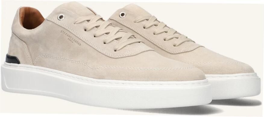 STEFANO LAURAN Lage Sneakers Heren Star 001 Suède Beige - Foto 2