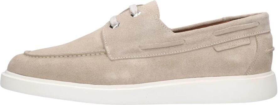STEFANO LAURAN Veterschoenen Heren Star 11 Suède Beige - Foto 7