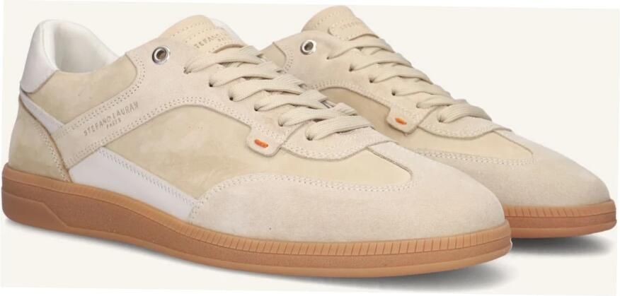 STEFANO LAURAN Lage Sneakers Heren Star 18 Maat: 46 Materiaal: Leer Kleur: Beige - Foto 3