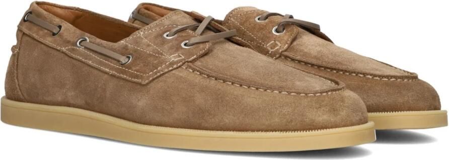 STEFANO LAURAN Veterschoenen Heren Sl4000 Suède Cognac