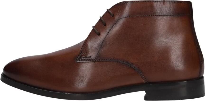 STEFANO LAURAN Veterschoenen Heren 92301 Leer Cognac - Foto 6