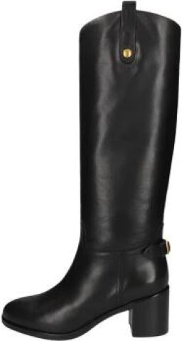 STEFANO LAURAN Hoge Laarzen Dames Xt8263b Leer Zwart