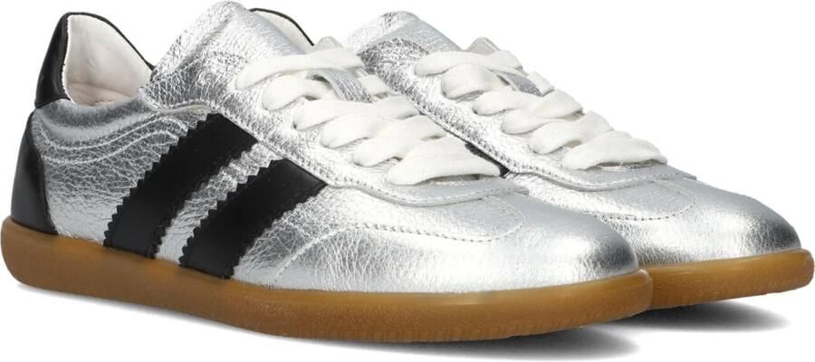 STEFANO LAURAN Lage Sneakers Dames 1white101 Leer Zilver - Foto 2