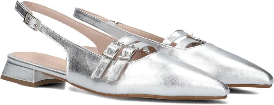 STEFANO LAURAN Slingbacks Dames Marianna Leer Zilver - Foto 4