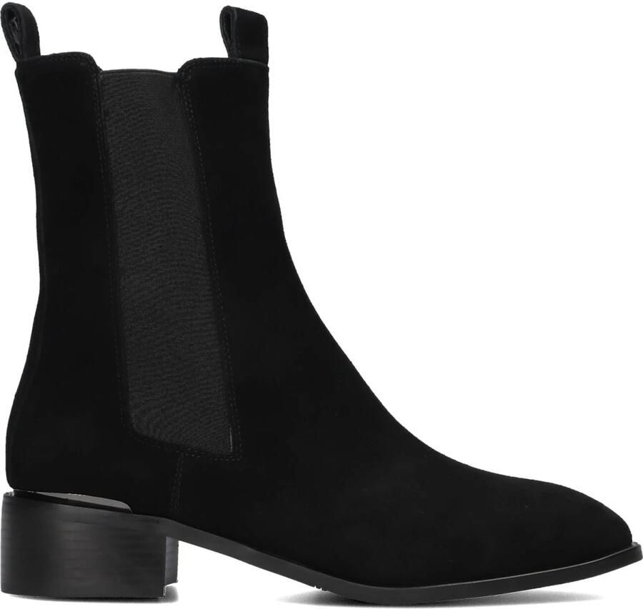 STEFANO LAURAN Chelsea Boots Dames Botin Plano Suède Zwart - Foto 2