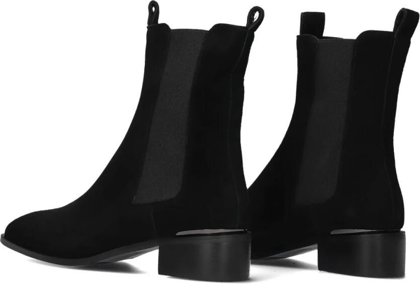 STEFANO LAURAN Chelsea Boots Dames Botin Plano Suède Zwart - Foto 3