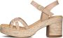STEFANO LAURAN Dames Led Sandaal Met Studs Th Maat: 38 Materiaal: Leer Kleur: Beige - Thumbnail 2