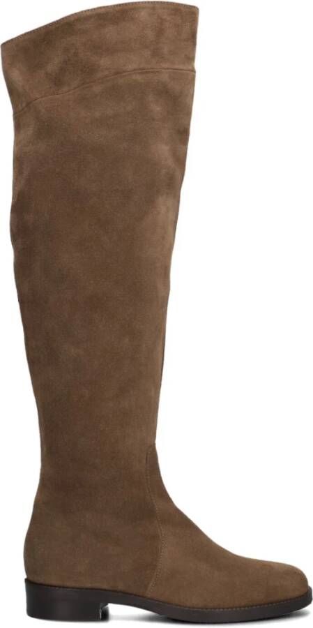 Stefano Lauran Suède Taupe Laarzen 2056 Beige Dames