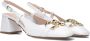 STEFANO LAURAN Slingbacks Dames S3233 Maat: 39 Materiaal: Leer Kleur: Wit - Thumbnail 2