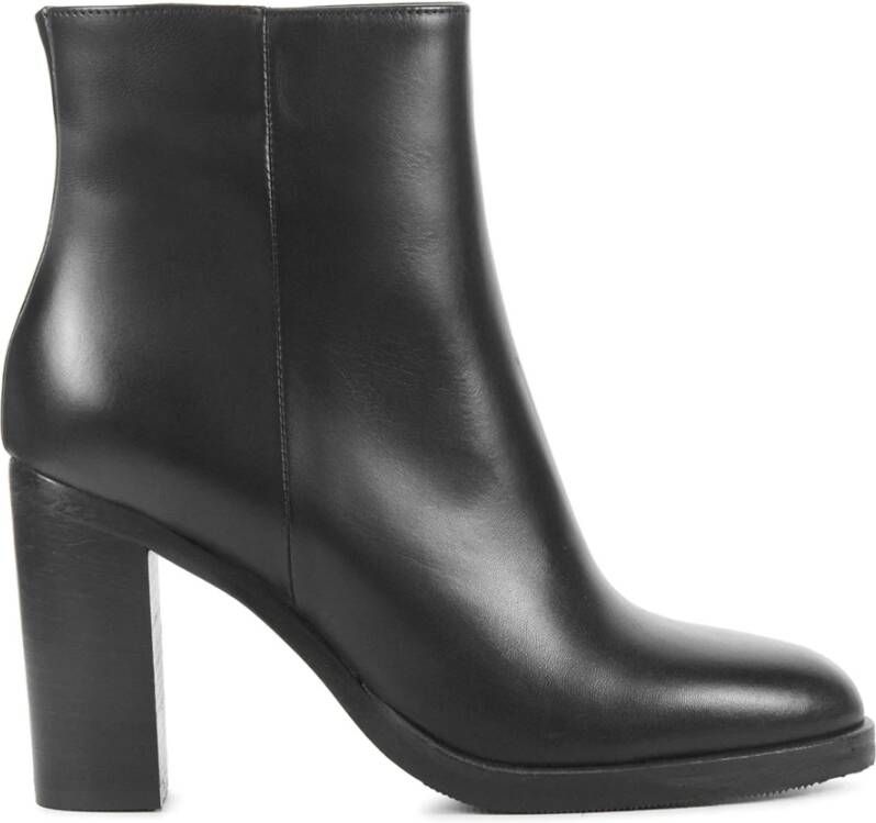 STEFANO LAURAN Enkellaarsjes Dames S3104. Maat: 36 Materiaal: Leer Kleur: Zwart