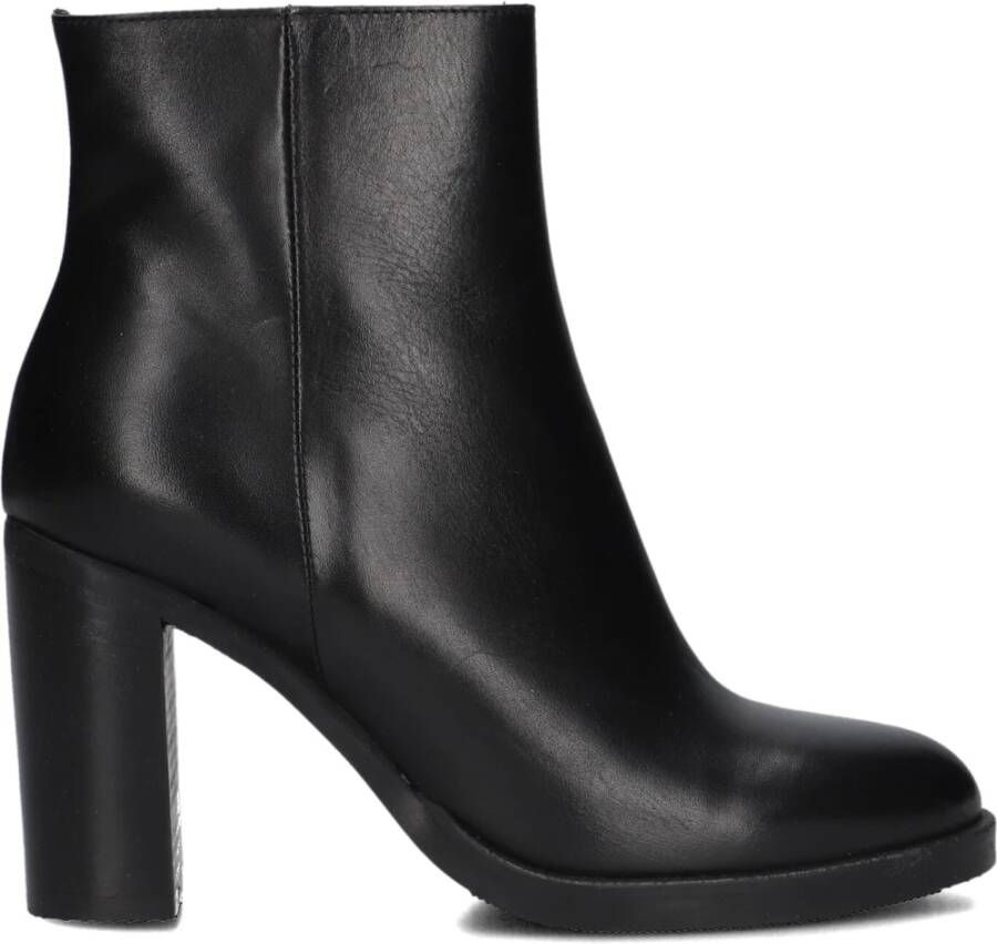 STEFANO LAURAN Enkellaarsjes Dames S3104. Maat: 36 Materiaal: Leer Kleur: Zwart