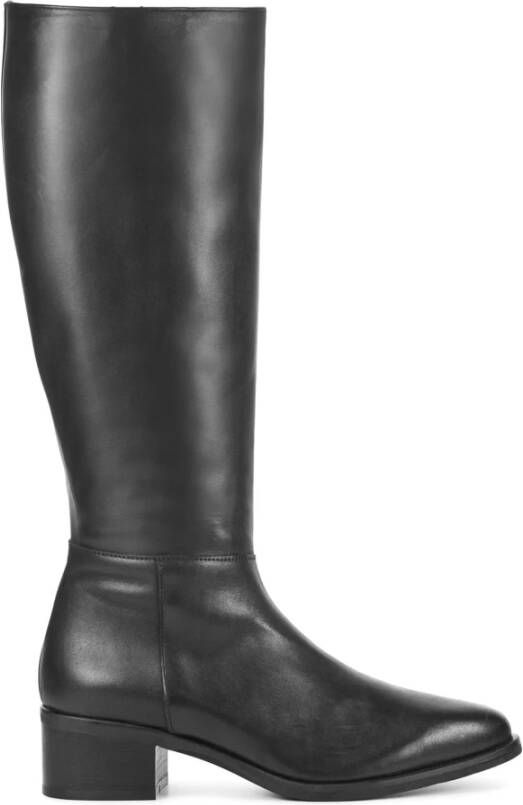 STEFANO LAURAN Hoge Laarzen Dames S3101. Maat: 37 Materiaal: Leer Kleur: Zwart
