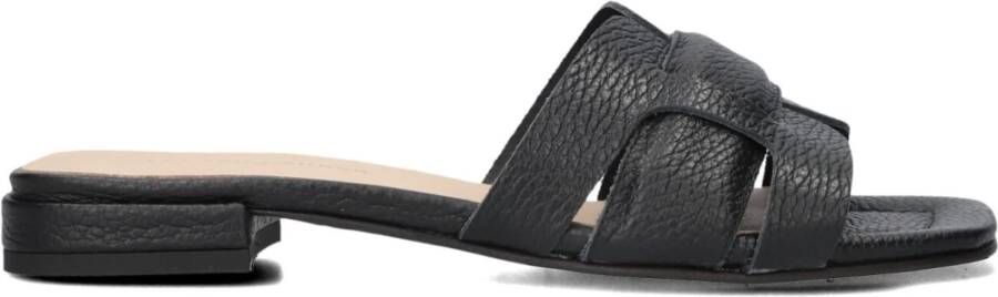 Stefano Lauran Zwarte Slippers 24050