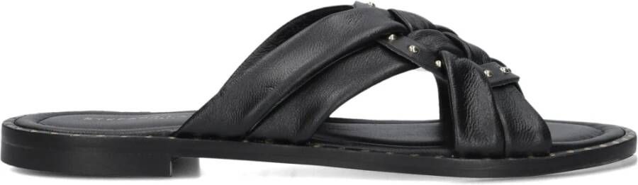 Stefano Lauran Zwarte Zomerslippers Model 24003
