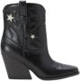 Stella Mccartney Texaanse enkellaarzen met sterrenborduursel Black Dames - Thumbnail 3