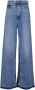 Stella McCartney Blauwe Twee-Tinten Wassing Slouchy Rechte Pijp Jeans - Thumbnail 1