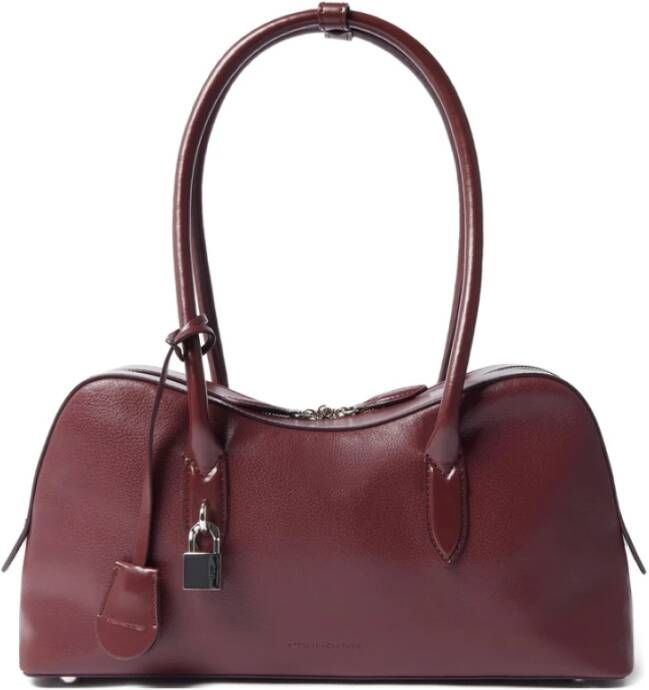 Stella McCartney Bordeaux Rode Handtas met Hangslot Detail
