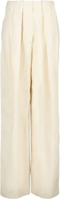 Stella McCartney Botercrème Panel Slouchy Broek