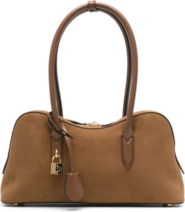 Stella McCartney Bruine Top Handvat Hangslot Tas