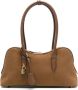 Stella McCartney Bruine Top Handvat Hangslot Tas - Thumbnail 1