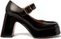 Stella McCartney Chunky Heel Zwarte Mary Jane Schoenen - Thumbnail 1