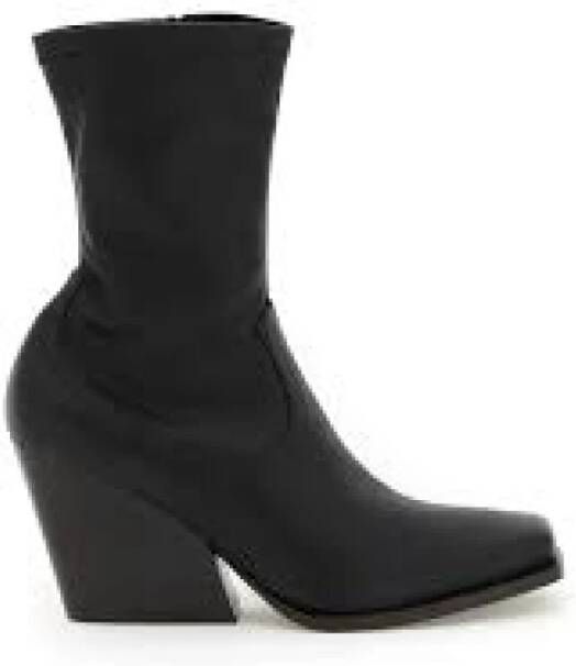 Stella Mccartney Cowboy heeled ankle boots Zwart Dames