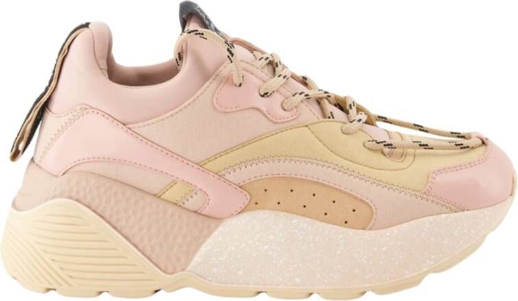 Stella Mccartney Roze Sneakers met Chunky Zool van Leer Pink Dames