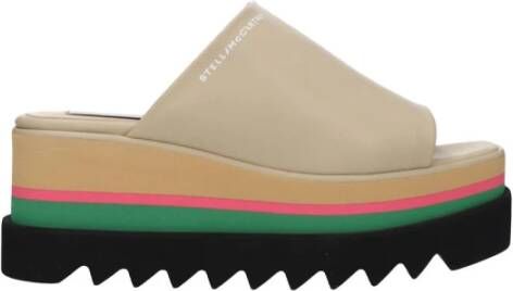 Stella McCartney Eco lederen sleehak slippers