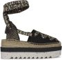 Stella Mccartney Gaia Sleehak Espadrilles Multicolor Dames - Thumbnail 10