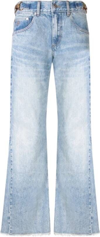 Stella McCartney Gold Chain Bootcut Jeans