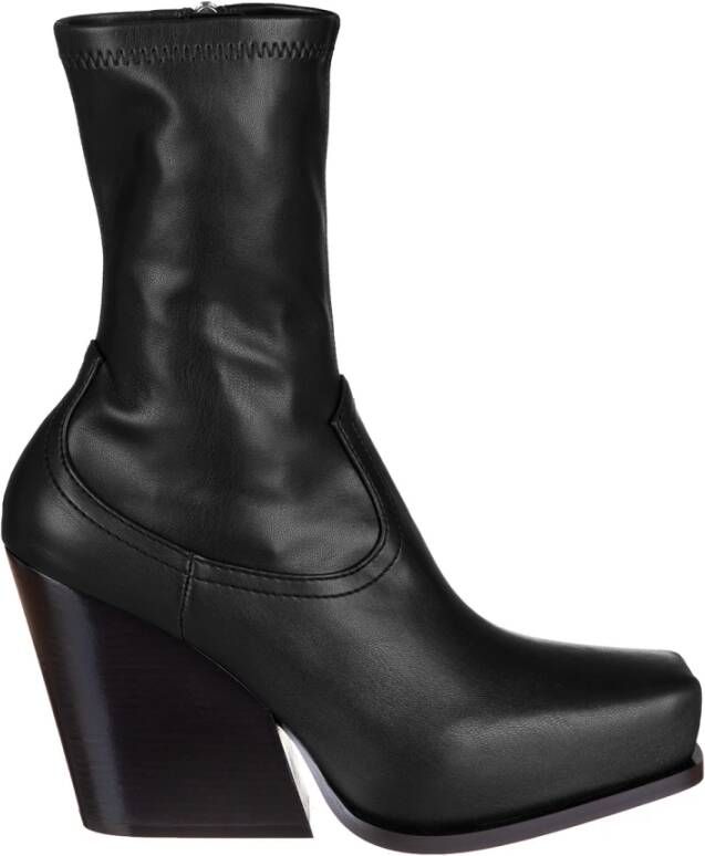 Stella Mccartney Zwarte Alter Mat Cuban Heel Laarzen Black Dames