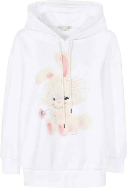 Stella McCartney Katoenen hoodie met geribde boorden