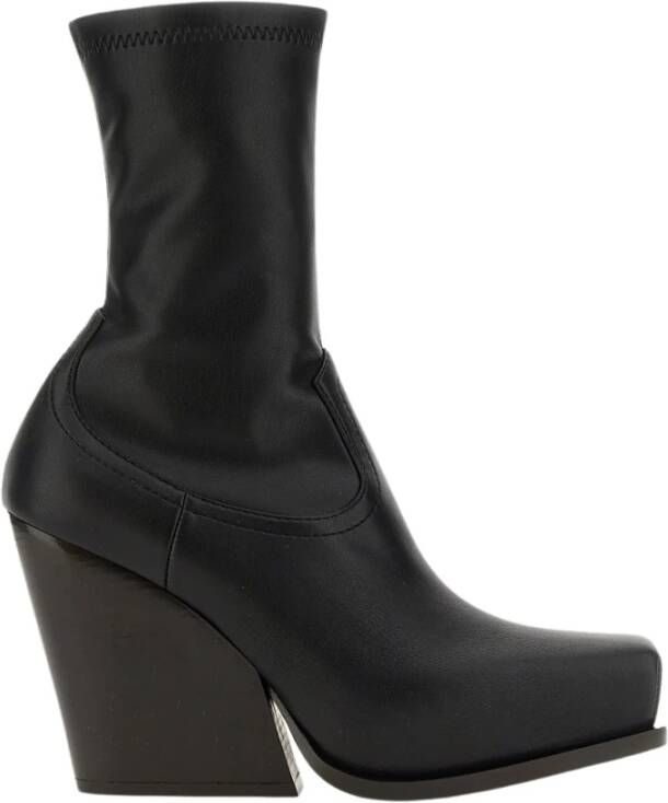 Stella Mccartney Cowboy heeled ankle boots Zwart Dames