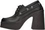 Stella Mccartney Zwarte Vegan Leren Plateau Schoenen Black Dames - Thumbnail 2