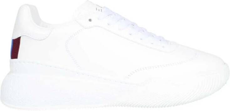 Stella Mccartney Beige Modieuze Sneakers met Ronde Neus en Veters Beige Dames