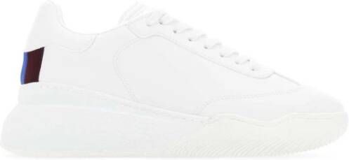 Stella Mccartney Beige Modieuze Sneakers met Ronde Neus en Veters Beige Dames