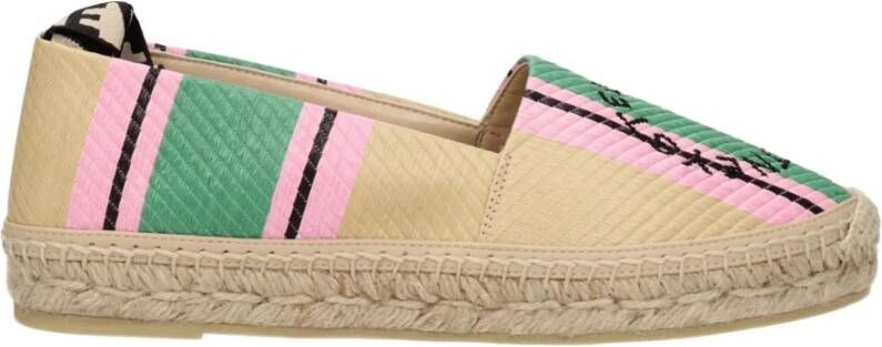 Stella McCartney Multicolor stoffen espadrilles met logo
