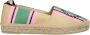 Stella McCartney Multicolor stoffen espadrilles met logo - Thumbnail 1