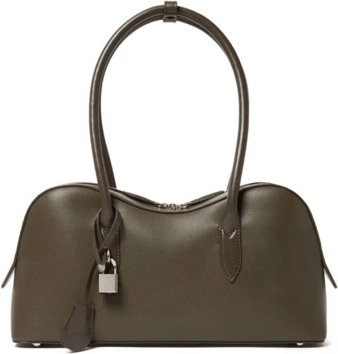 Stella McCartney Olijfgroene Handtas met Hangslot