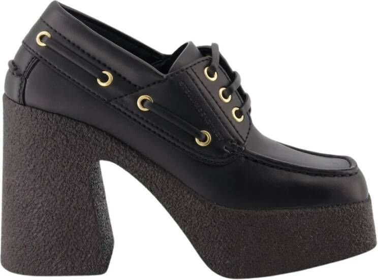 Stella Mccartney Plateau Veterschoenen Black Dames