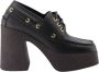 Stella Mccartney Zwarte Vegan Leren Plateau Schoenen Black Dames - Thumbnail 4