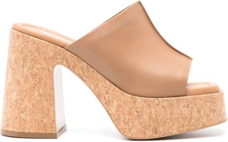 Stella Mccartney Platte schoenen van Brown Dames