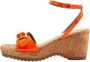 Stella McCartney Pre-owned Fabric sandals Orange Dames - Thumbnail 1