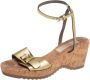 Stella McCartney Pre-owned Fabric sandals Yellow Dames - Thumbnail 1