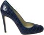 Stella McCartney Pre-owned Leather heels Blue Dames - Thumbnail 1