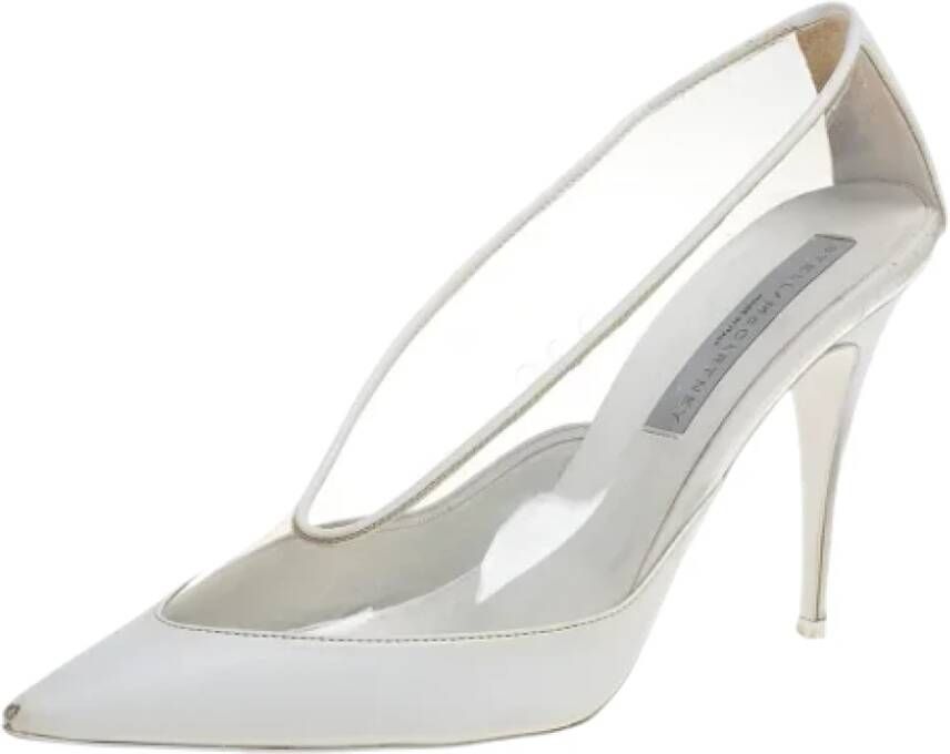 Stella McCartney Pre-owned Leather heels White Dames