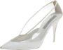 Stella McCartney Pre-owned Leather heels White Dames - Thumbnail 1