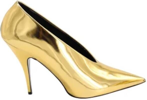 Stella McCartney Pre-owned Leather heels Yellow Dames