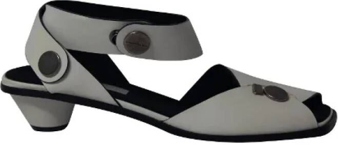 Stella McCartney Pre-owned Leather sandals White Dames